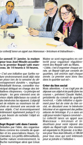 Ouest France, 22 janvier 2015